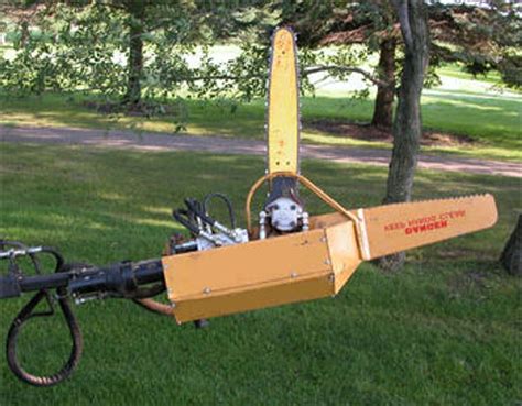 hydraulic pole saw for skid steer|skid steer pole saw attachment.